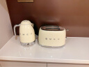 SMEG 斯麦格意大利复古 电热水壶保温烧水壶 烤面包机吐司机多士炉 早餐下午茶生活套装 多色可选 奶白色套装 1.7L 实拍图