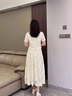 苏彩尼（SUCAINI）新中式连衣裙女装2025年夏季新款国风盘扣改良版旗袍显瘦中长裙子 S533 杏色 M （96-105斤） 实拍图