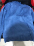 法国KJ保暖内衣女加绒加厚保暖毛衣圆领套头针织韩版修身长袖短款女士打底衫冬季新款高弹性保暖上衣 蓝色加绒 M（80-105斤） 晒单实拍图