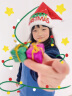 华峻宇圣诞帽圣诞节装饰头饰成人儿童圣诞装饰品帽子圣诞老人礼物道具 2024英文圣诞帽 晒单实拍图