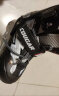 美洲狮（COUGAR）轮滑鞋儿童闪光溜冰鞋男女滑冰旱冰鞋女轮滑鞋男童 黑白全闪套装 M(可调31-36码) 实拍图