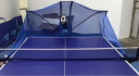 双鱼（DOUBLE FISH） 乒乓球发球机超级三代台式落地式智能初学级发球器 乒乓球训练器 超级五代 炫彩蓝 含捡球器 附集球网、乒乓球 实拍图