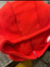 MQD童装男童卫衣中大童针织开衫儿童韩版摇粒绒外套 中国红 120cm 实拍图