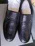 红蜻蜓男棉鞋秋冬休闲爸爸鞋加绒保暖皮鞋 WTA428601H黑色38 实拍图