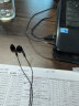 万人迷 2米加长线入耳式耳机电脑笔记本直播通用耳麦耳塞3.5插口学生 2米黑色袋装 标配 实拍图