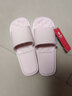洁丽雅折叠旅行拖鞋女夏便携式浴室洗澡防滑游泳酒店出差一次性凉拖鞋男 粉色 【2.0升级款｜便携防水收纳袋】 39 -41(标准码) 实拍图