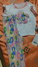ASK JUNIOR女童套装夏装小童数字彩印短袖阔腿裤休闲两件套 花色 90  实拍图