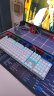 惠普（HP）GK400F机械键盘 办公电竞游戏专用有线 台式机笔记本电脑 【银色冰蓝光】青轴 USB 晒单实拍图