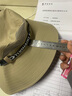 酒风学长帽子男夏季渔夫帽男款遮阳防晒平顶盆帽户外钓鱼丛林登山防紫外线 卡其 实拍图