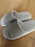 百慕倾臣 凉拖鞋女士新款踩屎感居家居室内外穿防滑浴室洗澡情侣拖鞋男款 灰色 40-41 实拍图
