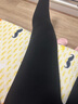 莫代尔鲨鱼皮打底裤女外穿秋冬季紧身高腰秋季瑜伽裤防掉档提臀塑形 冬季-【中厚绒】黑色 M 码（96-110斤） 实拍图