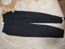 特步（XTEP）男女童小中大童儿童经典百搭针织裤子保暖加绒运动长裤 纯正黑 【9122加绒款】 175 cm 实拍图