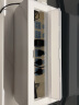 家の物语（KATEI STORY）日本进口床头电线收纳盒电源插座集线盒桌面电源线理集线盒收纳 白色大号 实拍图