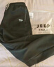 JEEP SPIRIT吉普运动裤男春秋季休闲裤中青年纯色宽松长裤 黑色直筒 4XL 实拍图