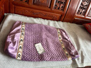六叶草 四季乳胶枕套成人儿童单个单人泰国橡胶枕套记忆枕头套 丝滑绒紫罗兰55*35CM 实拍图