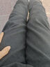 红蜻蜓（RED DRAGONFLY）休闲裤男加绒棉质商务休闲百搭直筒裤时尚修身微弹长裤子灰色34 实拍图