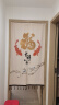 蘑菇说卧室门帘隔断帘风水布帘卫生间厨房遮挡隐私半截夏季帘子免打孔 双锦有福 免打孔 宽85*150cm高 半开配杆 实拍图