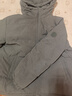盖璞男装徽章logo抽绳立领连帽羽绒服纯色外套677652 墨绿 3XL (185/108A) 亚洲尺码 实拍图