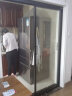 神盾金门 厨房推拉门双层钢化玻璃隔音阳台卫生间可定制钛镁铝合金移门 地轨+2.0壁厚钛镁合金极窄边框 晒单实拍图