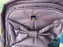 乐同护脊小学生书包人体工学护脊减负简约大方透气 蝴蝶结系列 大童芋紫色| 6年级或初中 实拍图