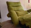 生活乐章懒人沙发椅单人折叠阳台飘窗床上靠背可睡觉喂奶地上卧室布艺客厅 果绿色扶手加长款 实拍图