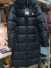 准者运动羽绒服男冬季长款户外保暖加厚鸭绒黑色运动休闲连帽情侣外套 纯正黑 【京仓发货】 XS (160) 实拍图