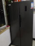 上菱461升双开门冰箱对开门风冷无霜型一级能效变频超薄 深 60cm 左右家用大容量电冰箱BSE461PWL 实拍图