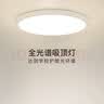 LIGHTPOOL 全光谱吸顶灯 客厅儿童书房 卧室 rg0低蓝光防频闪led护眼吸顶灯 100W 34㎡内适用 8000lm 薄款三色侧发 实拍图