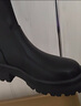 ZHR长靴女冬加绒保暖不过膝女靴厚底增高显瘦百搭女靴  黑色 38 实拍图