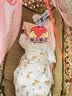 翘脚鸭儿童睡衣婴儿衣服新生儿套装春秋加厚保暖宝宝夹棉秋衣秋裤秋冬季 本白色 【三层夹棉】 66 （建议身高56-64cm） 实拍图