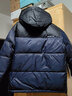 鸭鸭（YAYA）新国标羽绒服男短款冬季新款撞色休闲百搭防寒面包服保暖外套M 丈青色 L (175) 实拍图