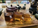 常生源玻璃杯套组高硼硅耐热耐高温家居茶杯 品茗小杯套装（6只装） 实拍图