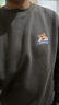 GENIOLAMODE卫衣男加绒加厚冬季潮流潮牌圆领打底内穿男生时尚衣服 黑色 XL 实拍图