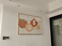 墨派餐厅装饰画现代简约饭厅横幅挂画轻奢饭厅背景墙厨房壁画免打孔 三餐四季 100*70cm【晶瓷】 实拍图
