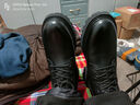 红蜻蜓男鞋高帮马丁靴男加绒保暖工装靴子男厚底秋冬时装靴 WTD429311R 实拍图