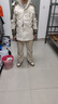 啄木鸟三合一冲锋衣男女外套男春秋冬季2025新款防风防水男士夹克登山服 白卡其(三合一男女同款) L (建议90-115斤) 实拍图