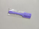 诺普斯加厚削发梳家用理发美发剪刀打薄削发成人神器梳子刘海工具削发刀 紫色削发梳+10刀片+海绵 实拍图