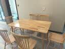 中伟质感原木家用餐桌椅组合北欧简约环保餐台小户型百搭餐厅吃饭桌椅 实拍图