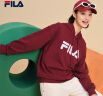 斐乐（FILA）官方多彩卫衣长袖情侣装宽松时尚运动连帽套头衫男女上衣印花 秀峰绿-GN S 165/88A 实拍图