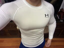 UNDER ARMOURUA HeatGear 男子训练运动长袖紧身衣1361524 白色100 M 实拍图
