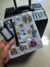 DULA铝框行李箱拉杆箱杯架小型旅行密码箱充电登机皮箱子星空灰20英寸 晒单实拍图