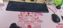 国潮款加热鼠标垫大号暖桌垫办公室电脑桌面发热垫学生写作业暖手垫冬天发热垫暖手神器发热鼠标垫 【财神】 80*33-6档数显定时款 实拍图