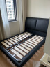沐眠轻奢真皮床双人床1.8米2米现代简约奶油风卧室头层牛皮软床C-F01 晒单实拍图