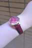 LONGAINA名牌瑞士认证世界十大名表手表女士全自动机械表防水奢侈品牌女表 【真钻】勃艮·酒红皮带款 实拍图