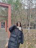 卡吉蘭娜棉服女长款过膝冬季新款韩版宽松显瘦棉袄通勤加厚学生棉衣外套女 黑色 M （110-125斤） 实拍图