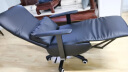 利沃诺老板椅办公椅可躺电脑椅人体工学椅子舒适家用午休椅 【西皮】深灰 实拍图