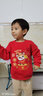 真维斯儿童加绒套装秋冬款男孩新年款拜年服洋气卫衣保暖卫裤男童 【新年套装】红+黑/金蛇贺岁 110 实拍图