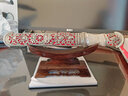 唐赋刀剑架底座刀架摆件实木笛子摆放宝剑托架放剑的展示架子 黑檀木刀架2号 实拍图