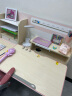 博士有成（BSUC）儿童学习桌椅套装实木儿童书桌学生桌椅升降学习桌学生课桌写字台 小博士1米2+舒压椅粉色 实拍图