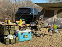 Naturehike挪客户外露营置物架 旅游野营三角架子衣架挂物架 黑色-中号 实拍图